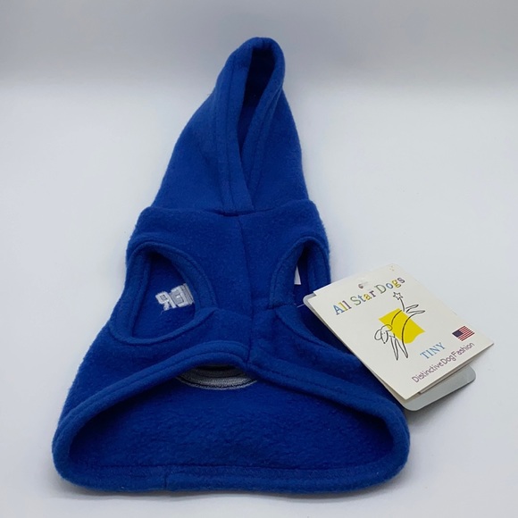 NHL Vancouver Canucks Hockey Team Dog Fleece Hoodie Sweater Size Tiny 2-5 lbs - Picture 12 of 13